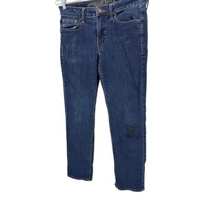 American Eagle Outfitters Active Flex Men's Jeans 29x32 Blue Slim Fit Distressed